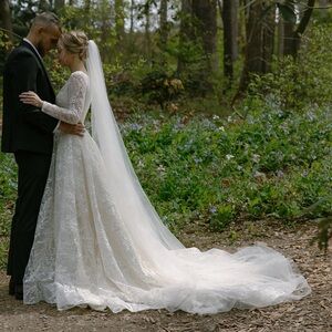 A very stylish wedding dress